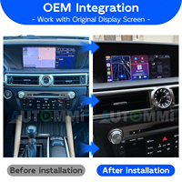 Kit de module décodeur sans fil Apple CarPlay Android Auto pour Lexus GS250 GS300 GS350 GS450h 2013-2019, mise à niveau de l'écran d'origine