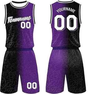 Uniforme de basket-ball de bonne qualité, prix de gros, unisexe, 100% polyester, manches longues, design de logo personnalisé - Product Image 5