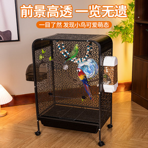 Cage à oiseaux transparente pour usage domestique, grande cage d'élevage pour perruches, calopsittes, nouveau modè<span class=keywords><strong>le</strong></span> pour thrushes, mynas et agapornis - Product Image 2