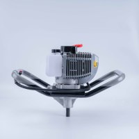 Tarière spirale industrielle BWINX de haute qualité, 52cc, essence, 2 temps, 1600W, en acier inoxydable, pour arbres, clôtures et poteaux