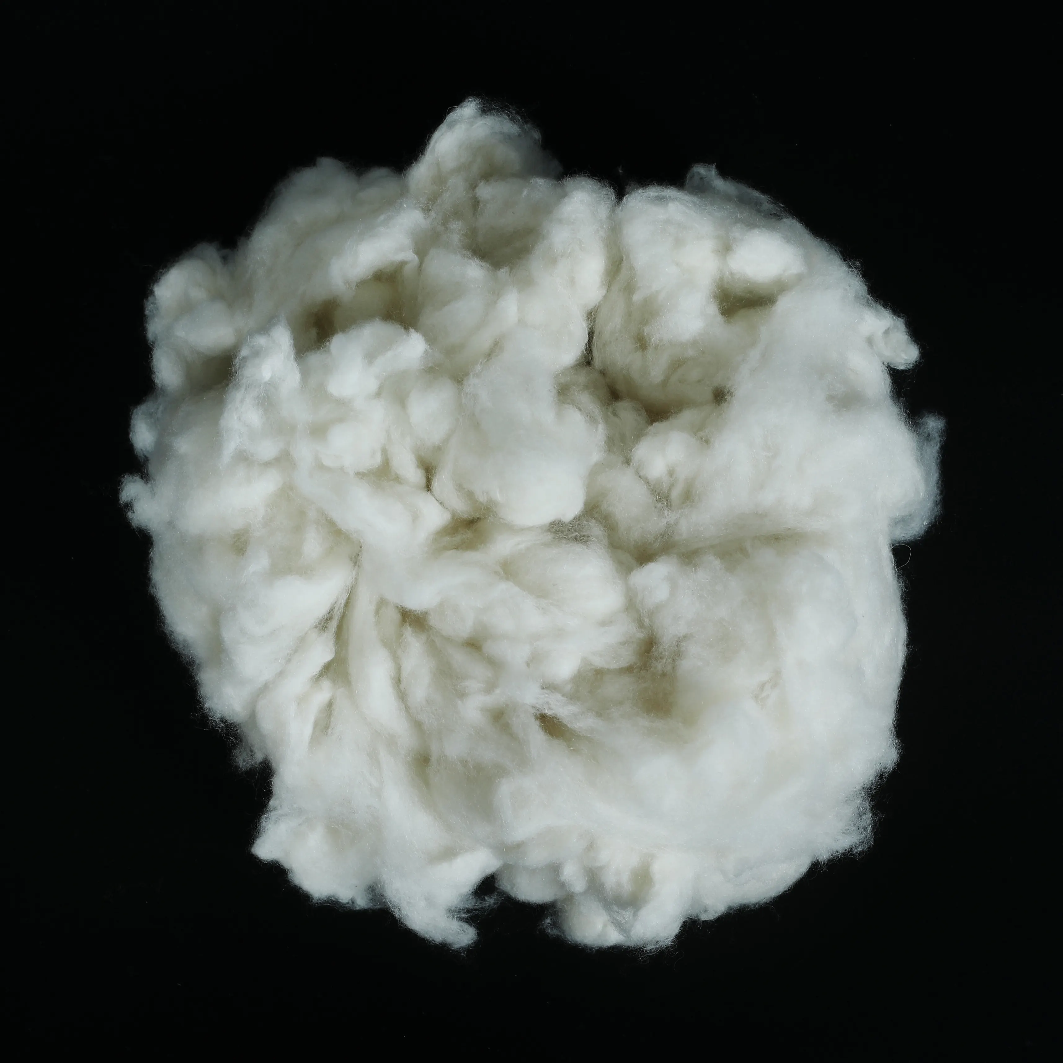 Cheap dehaired natural white cashmere fiber