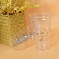Fabricant de gobelets en plastique transparents jetables pour boissons froides, café glacé, 12, 14, 16, 18, 20, 24 oz