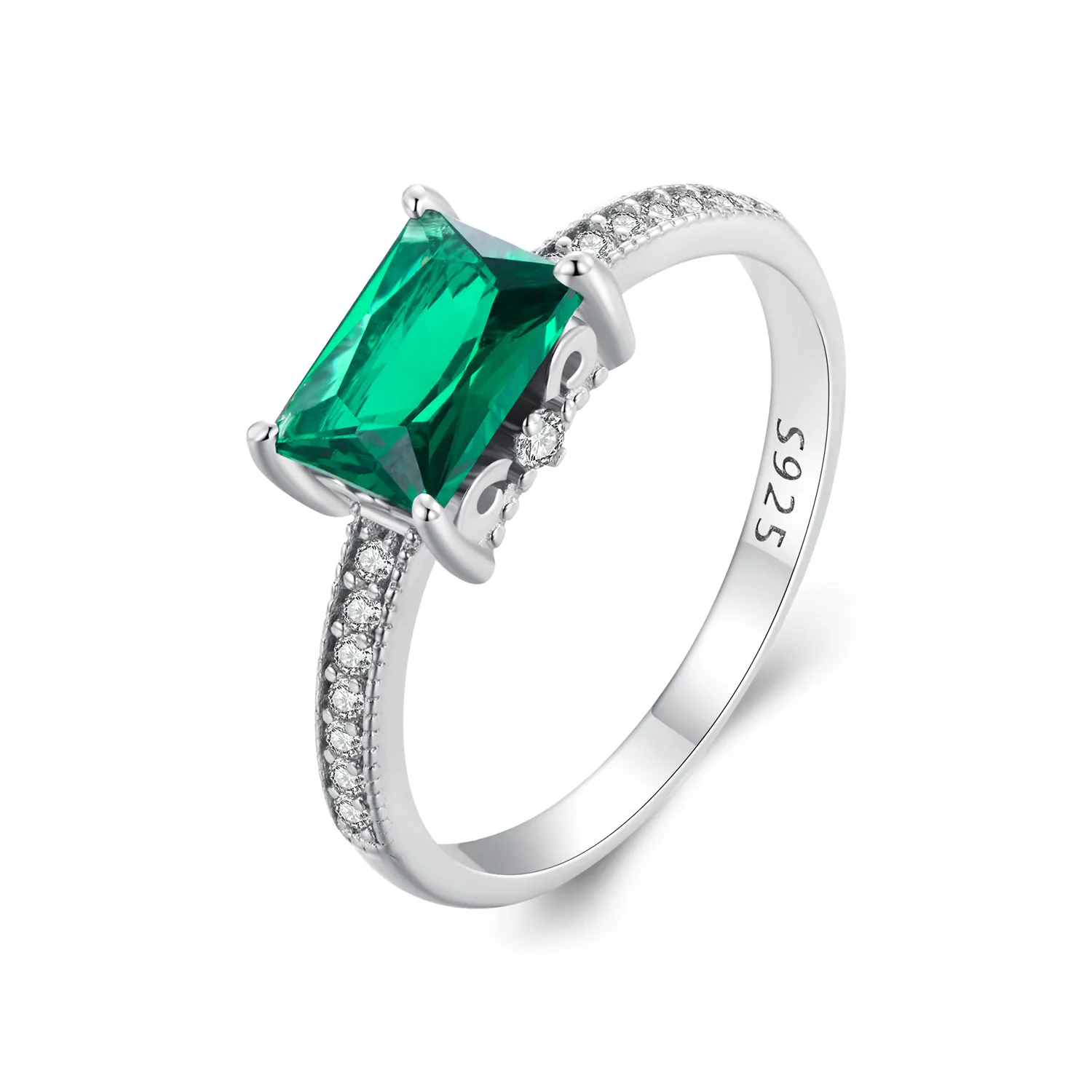 जीवा Tanzanite रत्न की अंगूठी महिलाओं के लिए ठोस 925 स्टर्लिंग चांदी के लिए 3 रंग अंगूठी शादी की सगाई के गहने