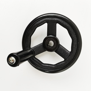 พลาสติกแฮนด์วีลแบบมีซี่ล้อ KH-0314 M12/M16/M18 100/125/160/200 มม. สำหรับเครื่องจักรบรรจุภัณฑ์ เครื่องบด เครื่องกัด - Product Image 1