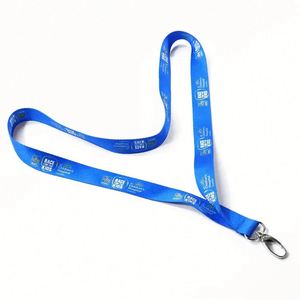 Factory Supplier Custom Logo Cheap Price Wrist Woven Lanyard Pvc Plastic <b>Accessories</b> With Lanyard Keychain - Product Image 2