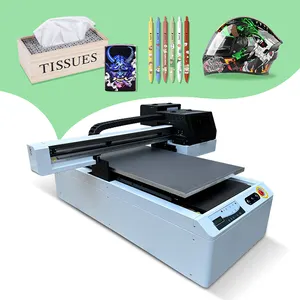 JESI Mesin Cetak 6090 UV Kecepatan Tinggi Casing Telepon Kaca Printer Kayu Akrilik A1 UV DTF Printer UV Datar Printer UV
