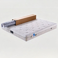 Matelas à ressorts ensachés double en mousse à mémoire de forme, compressé sous vide, en tissu tricoté, 12 pouces, tailles Twin, Full, Queen, King