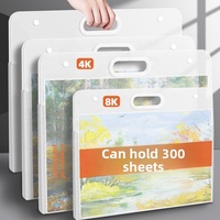 Sac de transport pour portefeuille d'art, classeur de dessins 4K 8K, organiseur de fichiers multicouche