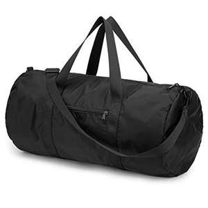 Sac de sport en toile vintage et PVC imperméable, grande capacité, sac de voyage pour hommes et femmes, bagages de sport de plein air - Product Image 3