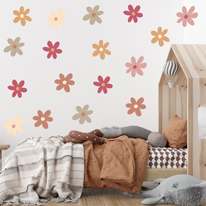6PCS/Set <strong>Daisy</strong> <strong>Wall</strong> <strong>Stickers</strong> Boho Groovy Floral Large <strong>Wall</strong> <strong>Stickers</strong> Waterproof Bedroom Nursery Living Room Decor <strong>Wall</strong> <strong>Stickers</strong> - Product Image 1