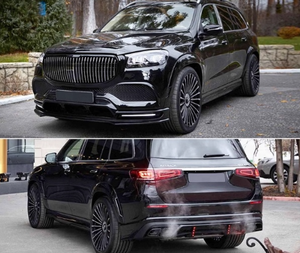 Kit carrosserie de haute qualité pour Mercedes-Benz GLS600 <span class=keywords><strong>Maybach</strong></span> 20-22, style LD, pièces automobiles, lèvre avant, diffuseur arrière, fibre de carbone - Product Image 3
