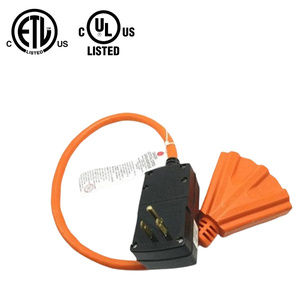 15A/125V sjtw PVC gfci cắm 3 ổ cắm tap Multi-TAP dây đặt điện mở rộng dây - Product Image 1