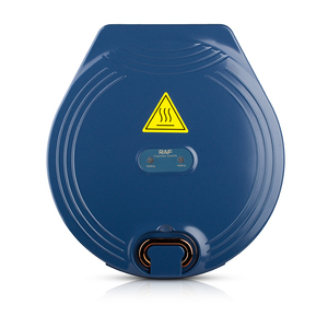 Raf 2 Màu Sắc Ăn Sáng Bánh Mì Nướng Không Dính Tròn Bánh Sandwich Nướng Panini Báo Chí Nướng Bánh Pancake Điện Baking <span class=keywords><strong>Pan</strong></span> - Product Image 5