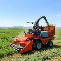 Moissonneuse-broyeuse automotrice 4QZ2100, machine polyvalente pour tiges de maïs, herbe à éléphant et diverses cultures fourragères