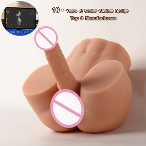 YAQU <span class=keywords><strong>TPE</strong></span> Godes réalistes Masturbateur vaginal féminin contenant un gros gode squelette mobile Ultra doux TPE0 ° Produits sexuels pour adultes - Product Image 1