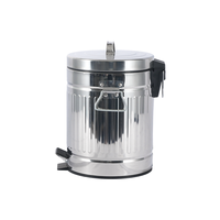 Poubelle d'intérieur 3L 5L 12L pour le recyclage des déchets de cuisine, seau intérieur amovible, poubelles d'hôtel en acier inoxydable pour la maison, nouveauté