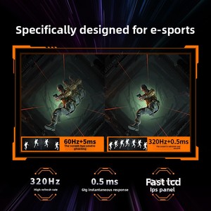 Pour Mag274qpf X32 – Écran de PC <span class=keywords><strong>27</strong></span> pouces, 2K, IPS, 320 Hz, 0,5 ms (GTG), HDR, port DP – Nouveau modèle à hauteur réglable et pivotant - Product Image 4