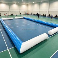 Terrain de football 3v3 de 15x10m, arène aérienne 3 V 3