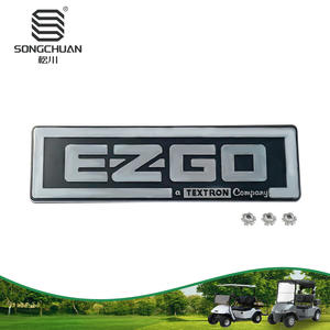 Etiqueta Adhesiva para Carro de Golf EZGO con Logotipo Blanco, Fabricante Original, 71037G01, Categoría de Producto: Adhesivos para Vehículos - Product Image 3