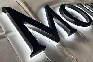 Tùy chỉnh Acrylic 3D Backlit chữ dẫn dấu hiệu điện tử chữ kênh với Backlit thư ký - Product Image 6