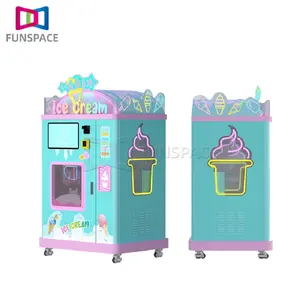 Vending machine For high quality commercial ice cream machine Maker With 3 Flavors for strawberry chocolate ice cream