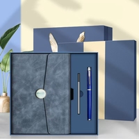 Ensemble de carnets personnalisables pour affaires/étude - Coffret cadeau haut de gamme pour cadeaux d'entreprise et de bureau, disponible en gros avec impression de logo