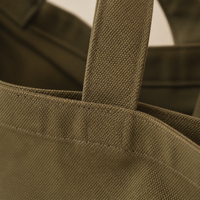 Sac fourre-tout en toile robuste vert olive avec motif imprimé Berlin Muse pour le shopping, les voyages, la plage, l'usage quotidien et les sorties décontractées