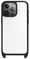 Stock d'usine Sublimation aluminium blanc avec double trous de corde suspendus Blancs de cas de téléphone portable pour iPhone 15 14 Pro Max couverture