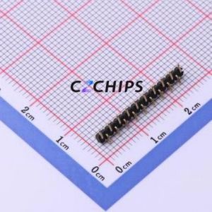 X1311WVS-19J-C18D42R2 Pin Header SMD,P=1.27mm Connector ( Pin Structure: 1x19P )( Pitch: 1.27mm )( Row Spacing: 1.27mm ) - Product Image 2