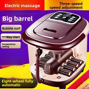 Masajeador de Pies Portátil Mimir y Rodillo de Masaje con Burbujas de Calor y Luz Roja - Relajación Automática para Pies Cansados - Product Image 5