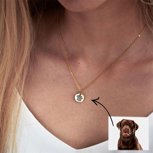 Regali Personalizzati per Amanti degli Animali, Gioielli Personalizzati con Animali, Collana per Cani, <span class=keywords><strong>Regalo</strong></span> per la Festa della <span class=keywords><strong>Mamma</strong></span> per Nonna da Figlia - Product Image 3