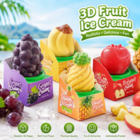 Produits très demandés pour les grossistes : Chocolat au lait, crème glacée aux fruits 3D, vente directe d'usine