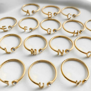 Bague personnalisée <span class=keywords><strong>avec</strong></span> initiale <span class=keywords><strong>et</strong></span> <span class=keywords><strong>pierre</strong></span> <span class=keywords><strong>de</strong></span> <span class=keywords><strong>naissance</strong></span> eManco, 5 jours, en acier inoxydable, ajustable, idéale pour le dropshipping - Product Image 5