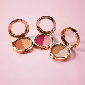 O'CHAIN Cosmetics Supplier 15 Color Eye Shadow Makeup Private Label Diy Duo Eyeshadow Palette