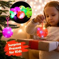 Party Dots Juguete 2024 Light Up Dog Chew Toy LED Flash Bouncing Massage Ball Fidget Autre Jouet Stress Sensoriel pour Adulte Enfants Jouet