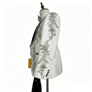 <span class=keywords><strong>Traje</strong></span> <span class=keywords><strong>de</strong></span> Hombre Personalizado Hecho a Mano con Pedrería y Lentejuelas, 3 Piezas, Chaqueta <span class=keywords><strong>de</strong></span> Un Solo Pecho, <span class=keywords><strong>Chaleco</strong></span> y Pantalones, Esmoquin Brillante <span class=keywords><strong>para</strong></span> Fiesta <span class=keywords><strong>de</strong></span> Graduación, Boda, <span class=keywords><strong>Novio</strong></span> - Product Image 6