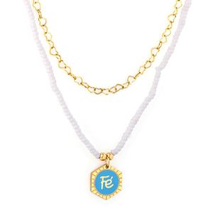 Collar de Perlas de Moda con Hoja, Gargantilla Corta para Mujer, Cadena de Regalo para Fiesta, Colgante de Boda, Collar de Capas Estilo Europeo y Americano - Product Image 2