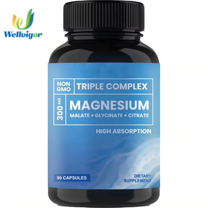 OEM/ODM dewasa <span class=keywords><strong>Magnesium</strong></span> kompleks sitrat Threonate Vegan kapsul 500mg <span class=keywords><strong>Magnesium</strong></span> suplemen untuk tulang dukungan kekebalan tubuh - Product Image 1