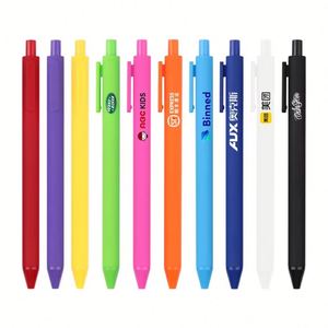 Bolígrafo de Gel de Silicona Multicolor de Alta Calidad X615, Bolígrafo Retráctil Negro de 0.5mm con Logotipo Personalizado para Publicidad y Promoción - Product Image 1