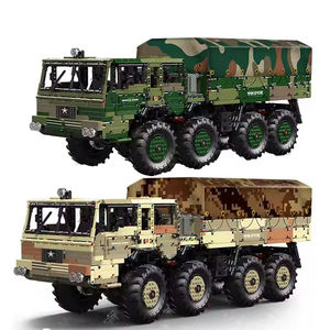 Molde Rei Tatry Kolos 8X8 Militar Pickup Truck 2.4G APP RC Caminhão De Carga DIY Montagem Blocos De Construção - Product Image 1