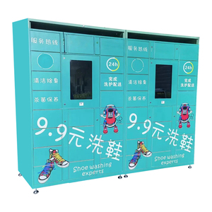 Casillero Inteligente para <span class=keywords><strong>Lavandería</strong></span> Azul Claro, Casillero Inteligente Compartido para la Comunidad, Apertura con un Clic, Casillero Inteligente para Lavado de Zapatos - Product Image 2