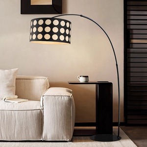 Lámpara de Pie de Estilo Nórdico, Luz LED, Altura Ajustable, Lámpara de Lectura para Sala de Estar y Dormitorio - Product Image 1