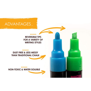 8 Màu Sắc Lỏng Phấn Khô Xóa Đánh Dấu Thiết Lập 6Mm Bảng Đánh Dấu Cho <span class=keywords><strong>DIY</strong></span> Thủ Công Mỹ Nghệ Văn Phòng Trường Văn Phòng Bằng Văn Bản Và Vẽ Nguồn Cung Cấp - Product Image 4