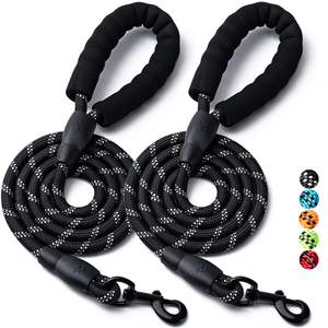 Hunde leine mit bequemem gepolstertem Griff Hoch reflektieren des Training <span class=keywords><strong>Nylon</strong></span> All-in-One-Seil Slip On Lead Pet <span class=keywords><strong>Dog</strong></span> <span class=keywords><strong>Leash</strong></span> - Product Image 3