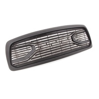 Neuer Maßgefertigter Schwarzer Frontgrill-Ersatz für 1500 2002-2005 Anschraubbar ABS-Material