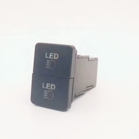 Panneau de commutation à boutons pour voiture, remplacement de clé bidirectionnelle, 3.2x2.2cm, noir, avec accessoires filaires pour véhicule, camion, fourgonnette