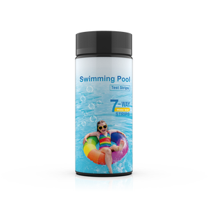 Bandelettes de test pour <span class=keywords><strong>piscine</strong></span> 7 en 1, kit de test pour <span class=keywords><strong>phosphate</strong></span>, chlorure de sodium, brome, chlore - Product Image 2