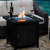 VERTAK 28 pouces Portable extérieur jardin foyer Patio Propane gaz foyer Table