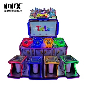 Super Car Let's Go Colorful Multi-Player Racing Arcade Game Equipment Entretenimiento familiar Funciona con monedas 1 año de Metal - Product Image 6