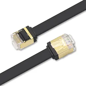 Karenda Ethernet RJ45 Flat Network Cable Cat5e/CAT6/Cat7/Cat 7 Ultra-thin Patch Cable